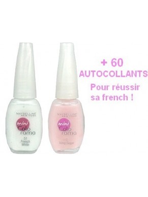 kit French GEMEY MAYBELLINE Colorama ROSE NATUREL