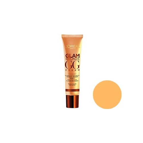 Fluide bronzant précieux L'OREAL Glam Bronze BRUNETTES 04 water resistant