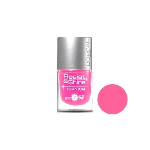 Vernis à ongles L'OREAL Resist & Shine Titanium CANDY PINK 106