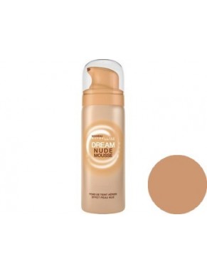 Fond de teint Aérien GEMEY MAYBELLINE Dream Nude Mousse CANNELLE N°040