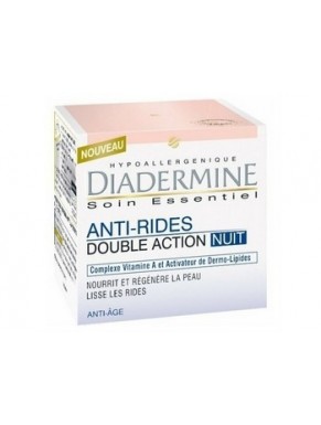 Soin de nuit Anti Rides DIADERMINE Double action 50ml