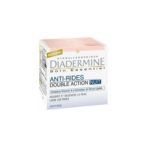 Soin de nuit Anti Rides DIADERMINE Double action 50ml