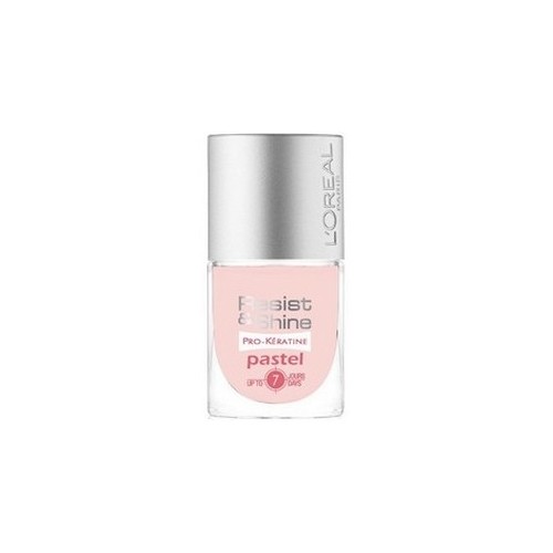 Vernis soin L'OREAL Resist & Shine Pro Kératine Brillance PASTEL