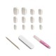 Kit faux ongles French manucure x12