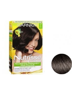 Coloration GARNIER Nutrisse crème Liquorice - Black N°1