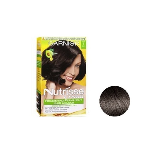 Coloration GARNIER Nutrisse crème Liquorice - Black N°1