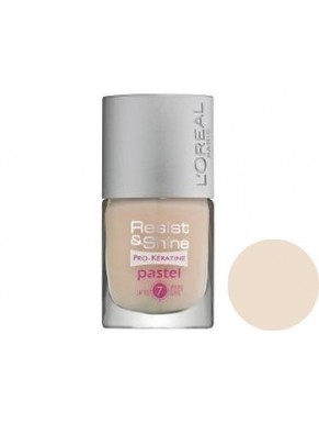 Vernis soin L'OREAL Resist & Shine Pro Kératine PASTEL 101